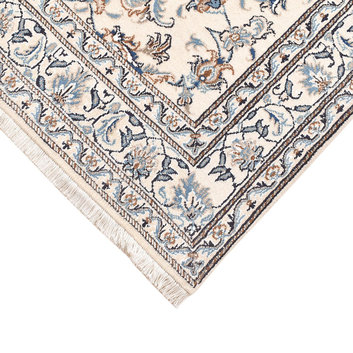 Alfombra persa - Nain - 195 x 147 cm - beige claro