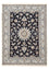 Alfombra persa - Nain - 195 x 147 cm - azul oscuro