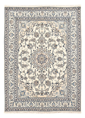 Alfombra persa - Nain - 207 x 152 cm - beige claro