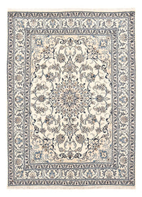 Alfombra persa - Nain - 207 x 152 cm - beige claro