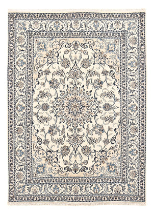 Alfombra persa - Nain - 207 x 152 cm - beige claro