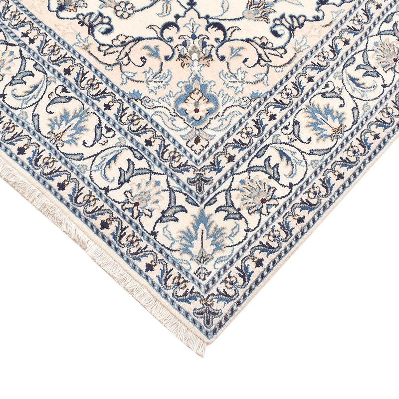 Alfombra persa - Nain - 207 x 152 cm - beige claro