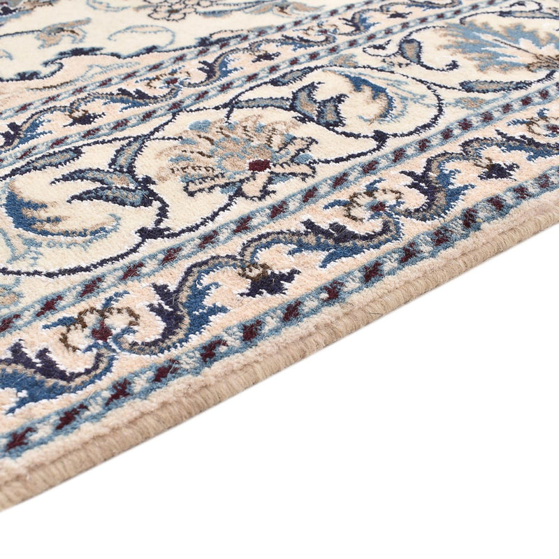 Alfombra persa - Nain - 207 x 152 cm - beige claro