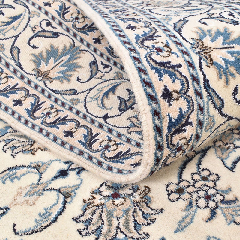 Alfombra persa - Nain - 207 x 152 cm - beige claro