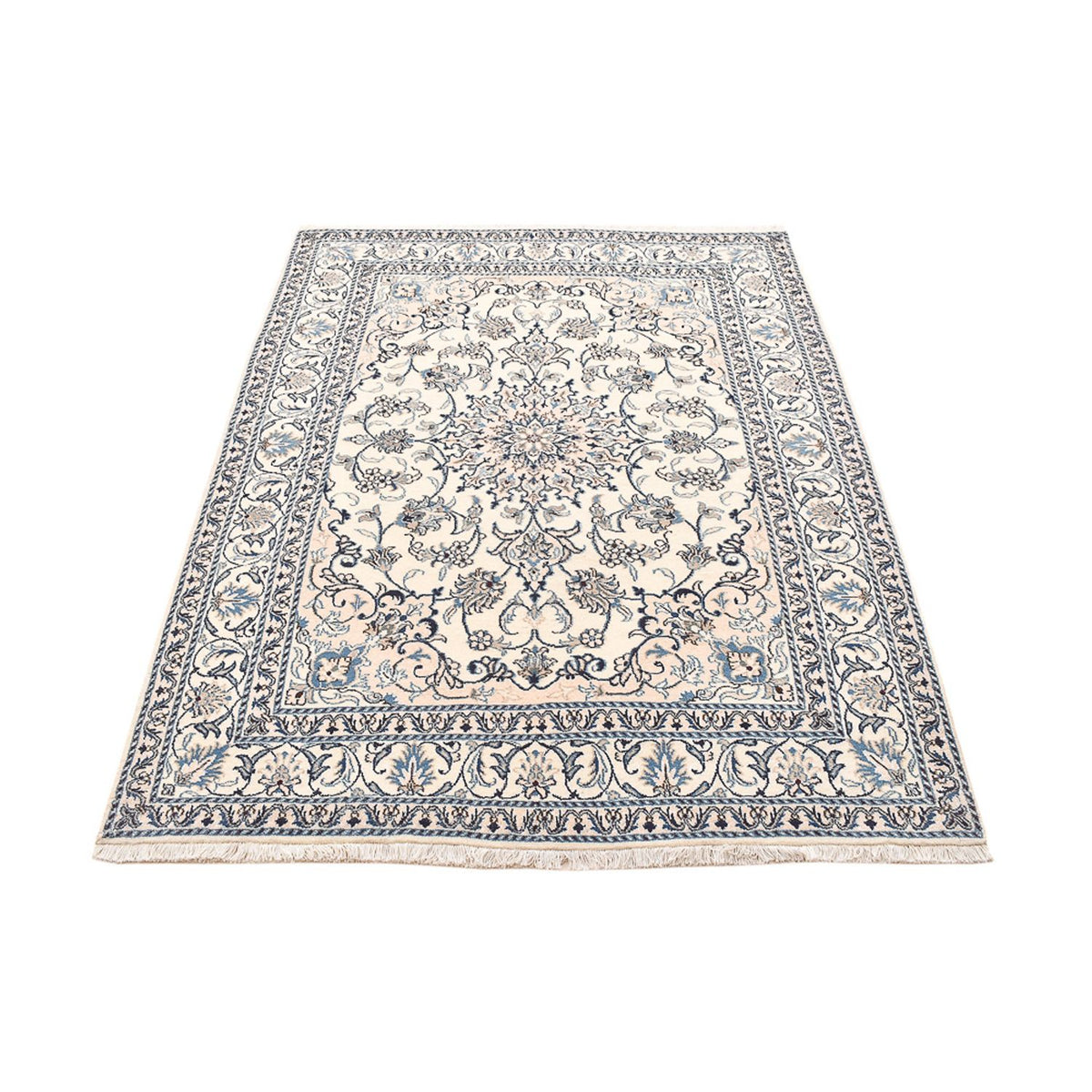 Alfombra persa - Nain - 207 x 152 cm - beige claro