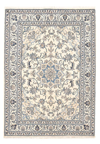 Alfombra persa - Nain - 203 x 148 cm - beige claro