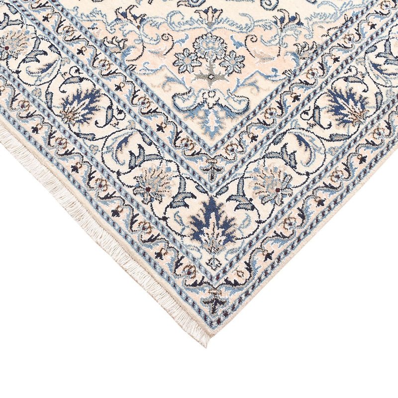 Alfombra persa - Nain - 203 x 148 cm - beige claro