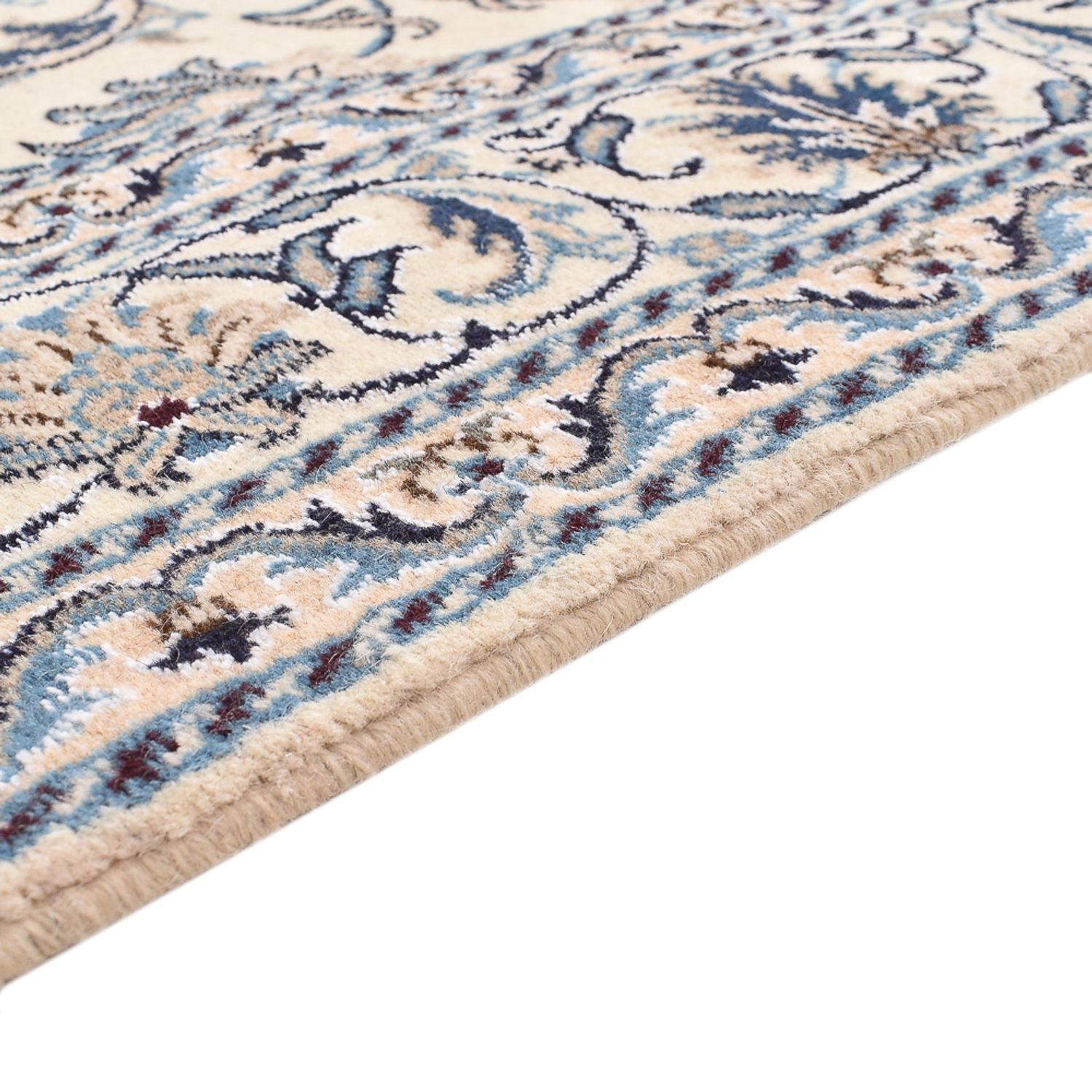 Alfombra persa - Nain - 203 x 148 cm - beige claro