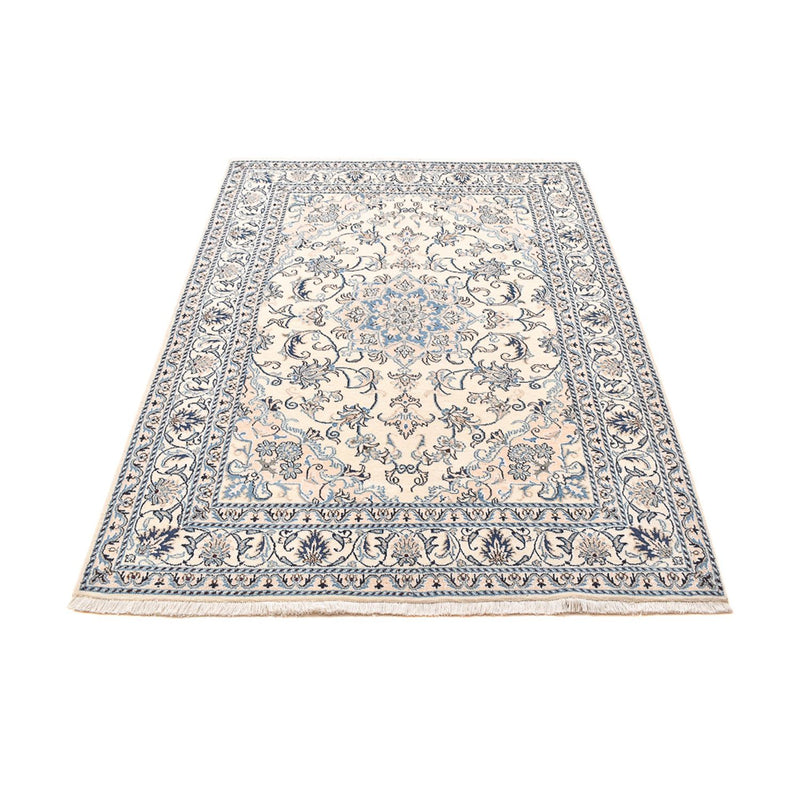 Alfombra persa - Nain - 203 x 148 cm - beige claro