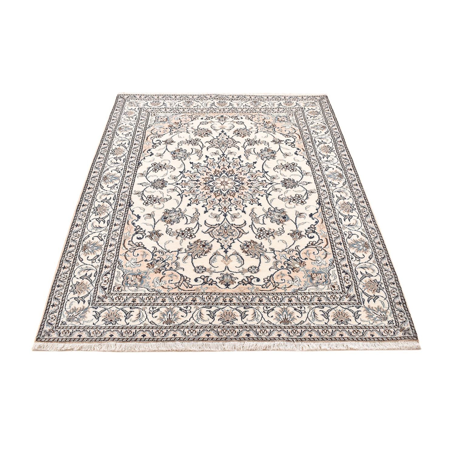 Alfombra persa - Nain - 200 x 150 cm - beige claro