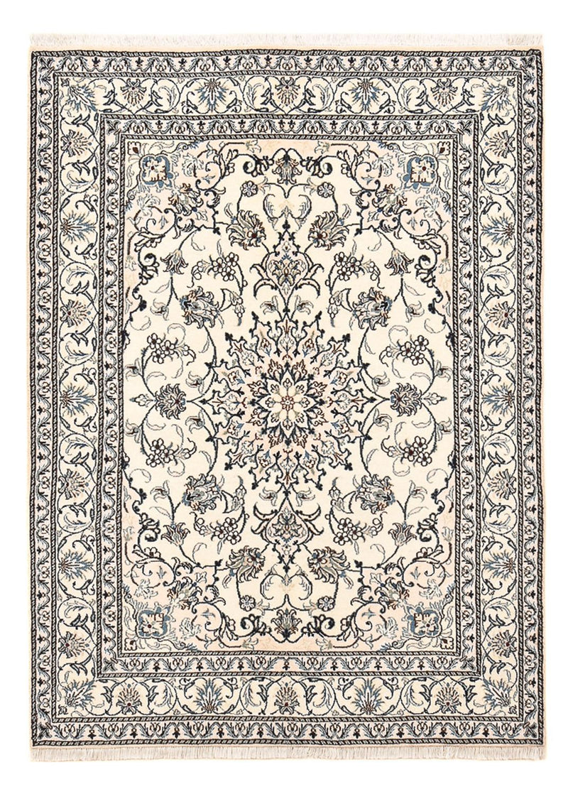 Alfombra persa - Nain - 200 x 148 cm - beige claro