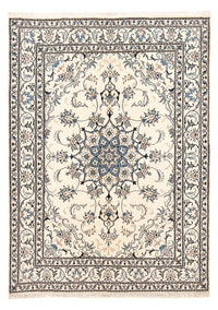 Alfombra persa - Nain - 204 x 151 cm - beige claro