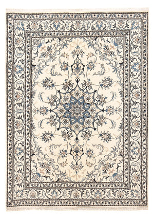 Alfombra persa - Nain - 204 x 151 cm - beige claro