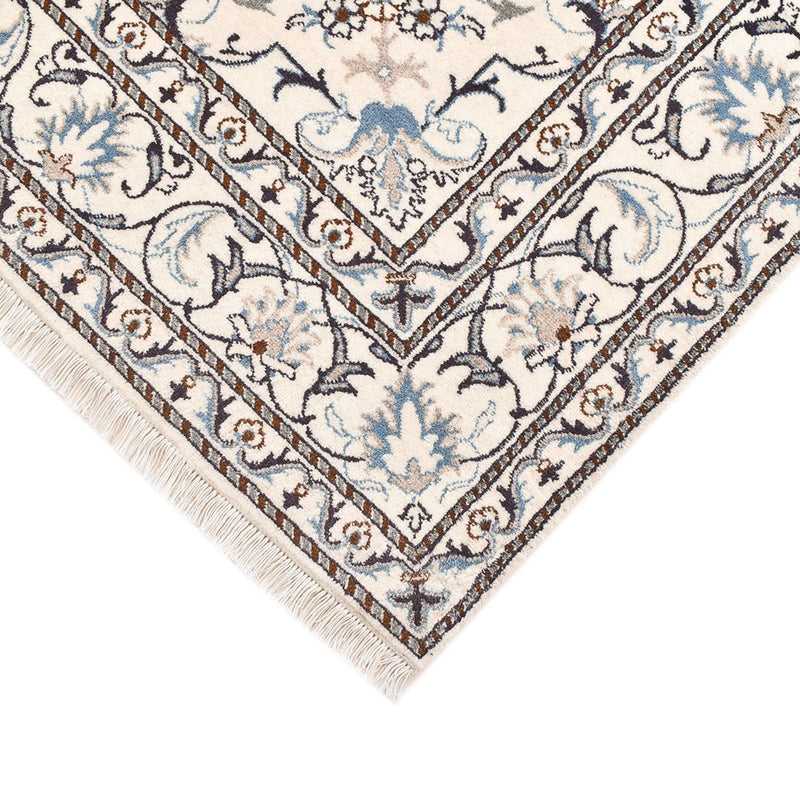Alfombra persa - Nain - 204 x 151 cm - beige claro