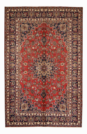 Alfombra persa - Clásica - 297 x 194 cm - rojo