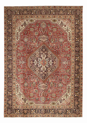 Alfombra persa - Tabriz - 348 x 245 cm - rojo claro