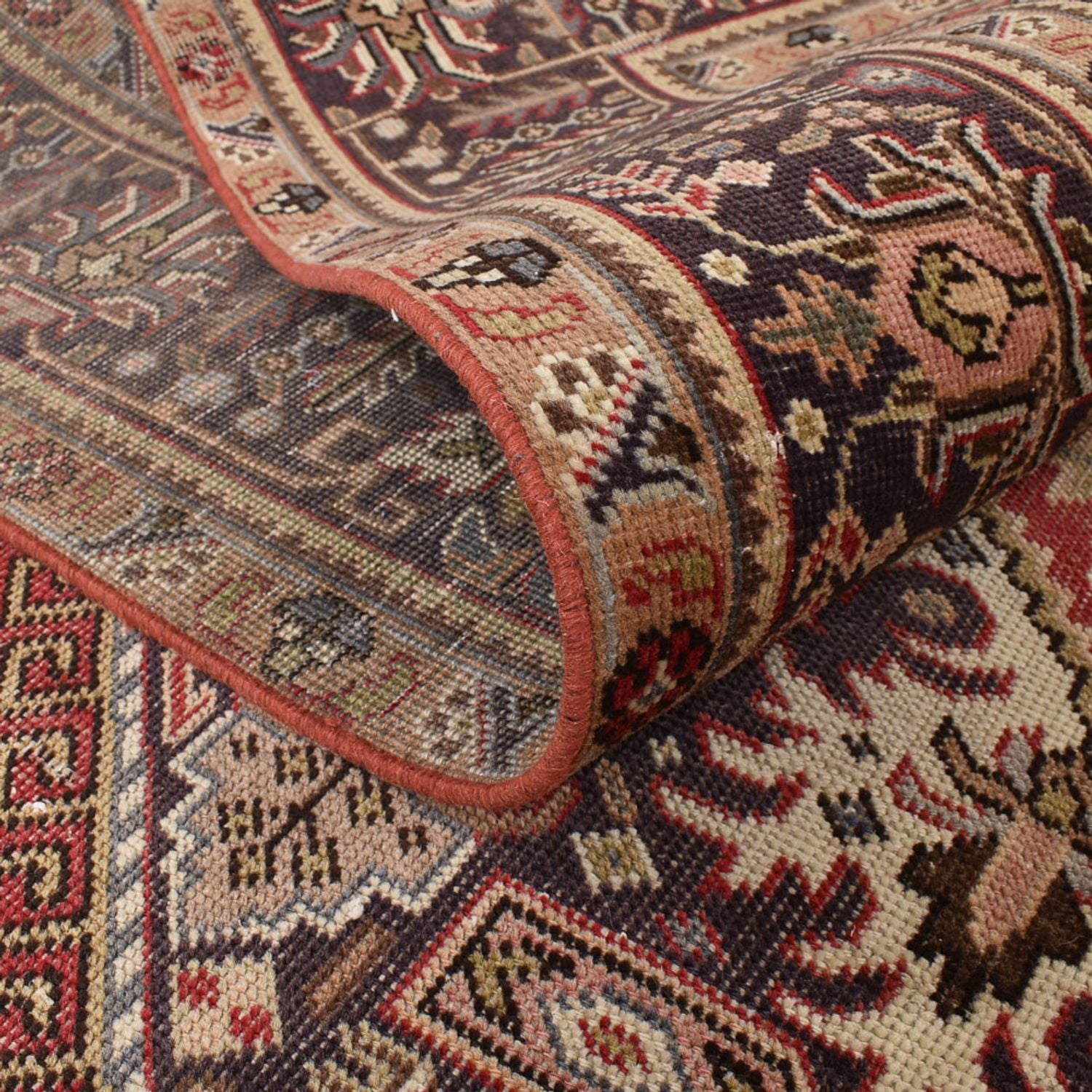 Alfombra persa - Tabriz - 348 x 245 cm - rojo claro