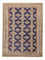 Alfombra Turkaman - 136 x 101 cm - azul oscuro