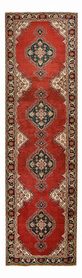 Alfombra de pasillo Alfombra persa - Tabriz - 340 x 96 cm - rojo