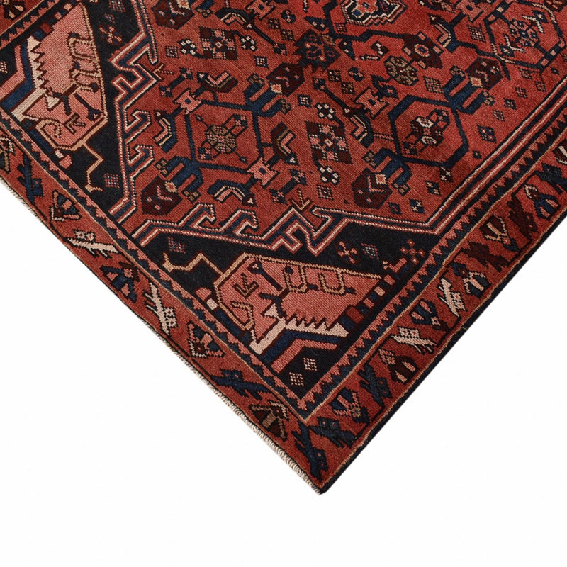 Alfombra de pasillo Alfombra persa - Bidjar - 288 x 104 cm - rojo