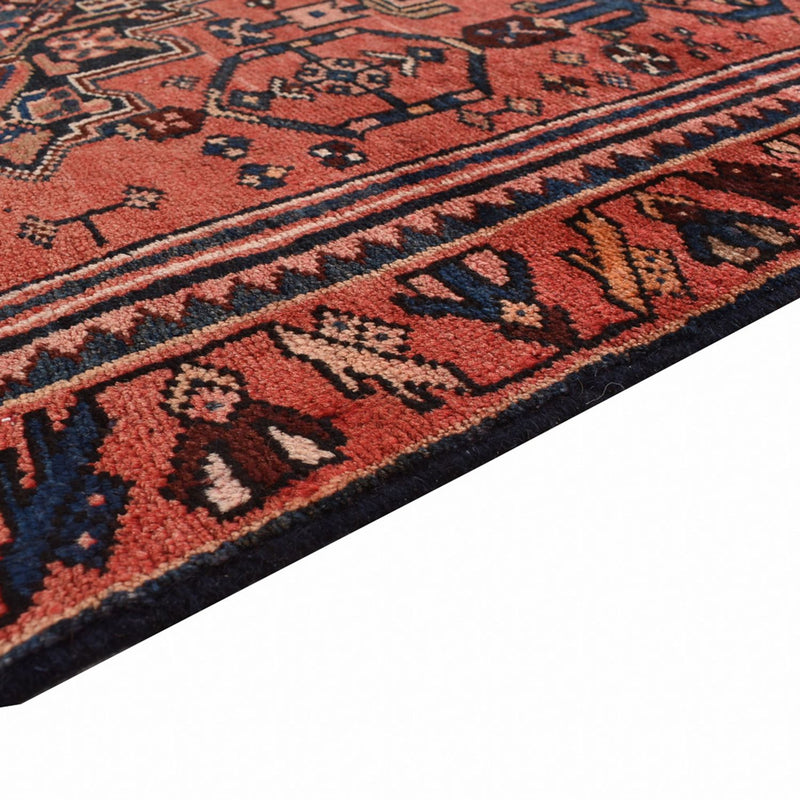 Alfombra de pasillo Alfombra persa - Bidjar - 288 x 104 cm - rojo