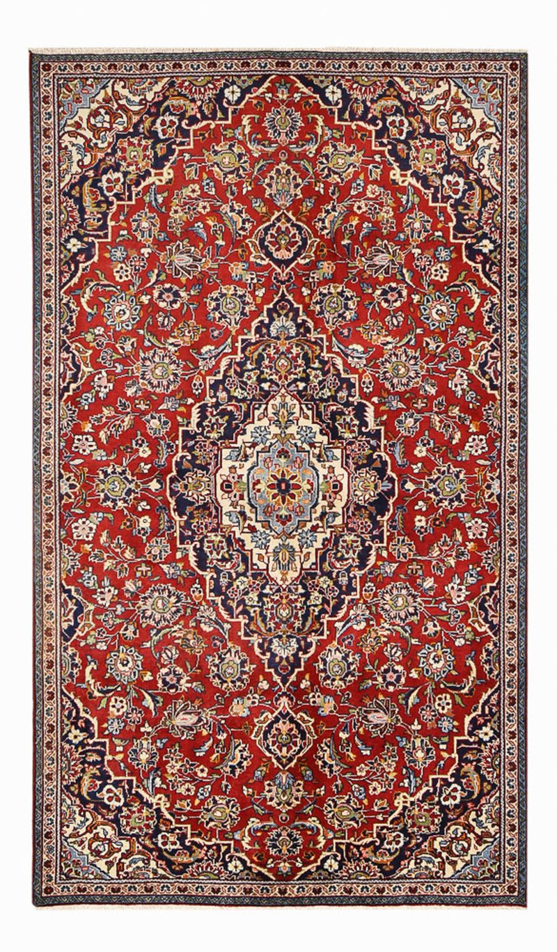 Alfombra persa - Keshan - 244 x 146 cm - rojo