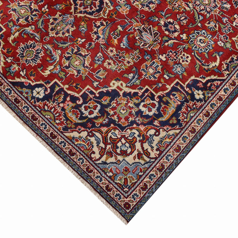 Alfombra persa - Keshan - 244 x 146 cm - rojo