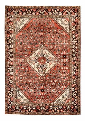 Alfombra persa - Nómada - 218 x 154 cm - rojo claro