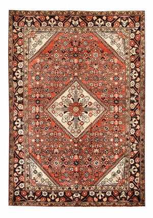 Alfombra persa - Nómada - 218 x 154 cm - rojo claro