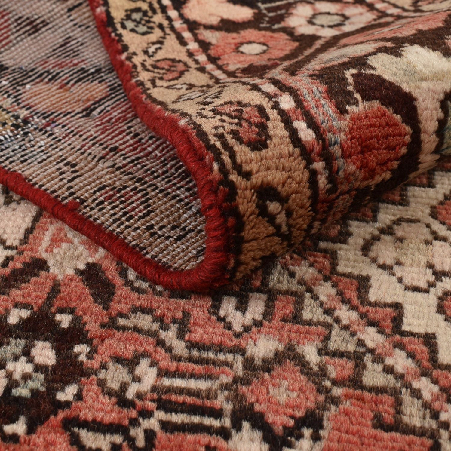 Alfombra persa - Nómada - 218 x 154 cm - rojo claro
