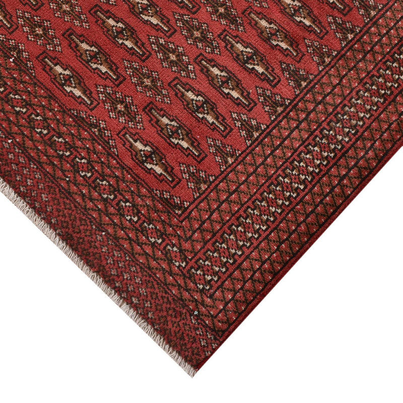 Alfombra Turkaman - 190 x 128 cm - rojo