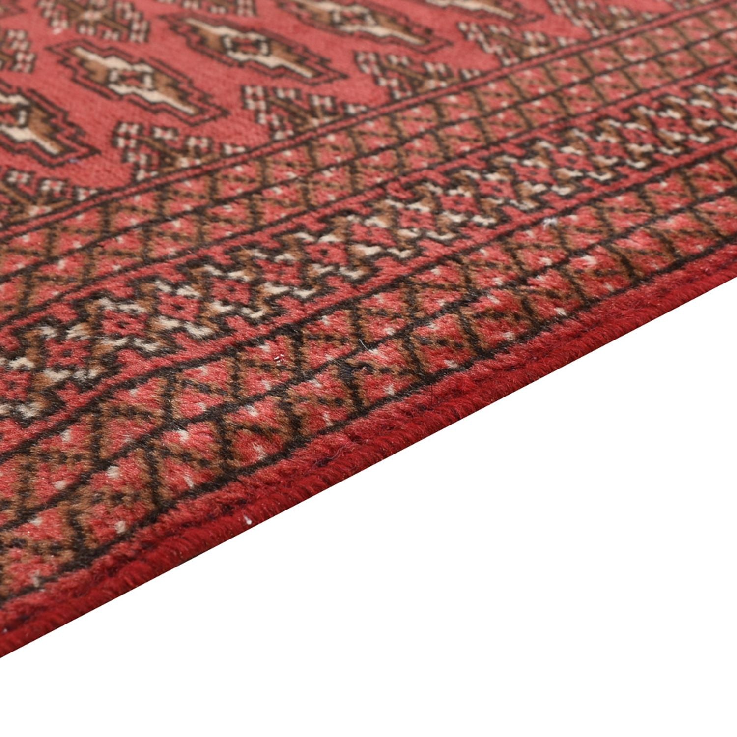 Alfombra Turkaman - 190 x 128 cm - rojo