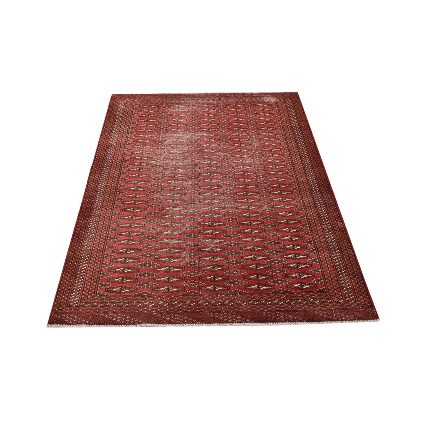 Alfombra Turkaman - 190 x 128 cm - rojo