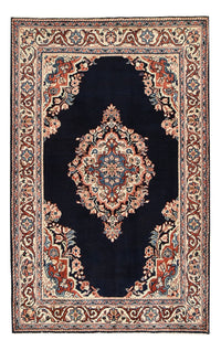 Alfombra persa - Clásica - 205 x 128 cm - azul oscuro