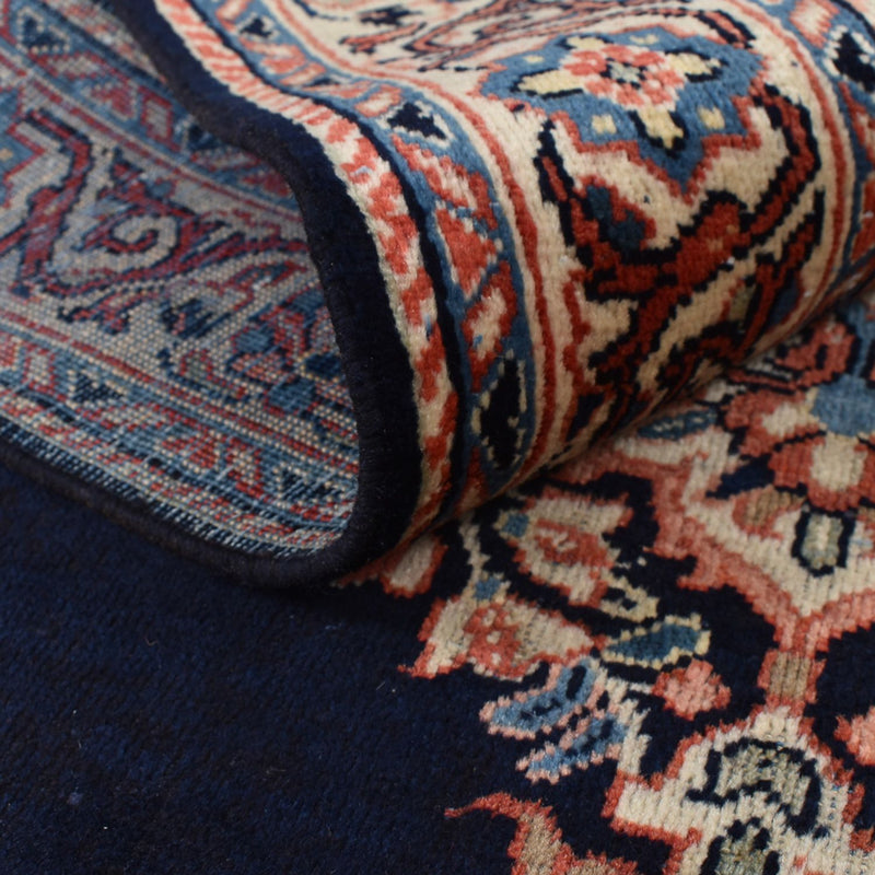 Alfombra persa - Clásica - 205 x 128 cm - azul oscuro