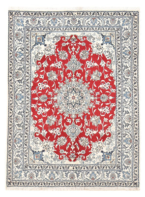 Alfombra persa - Nain - 200 x 149 cm - rojo