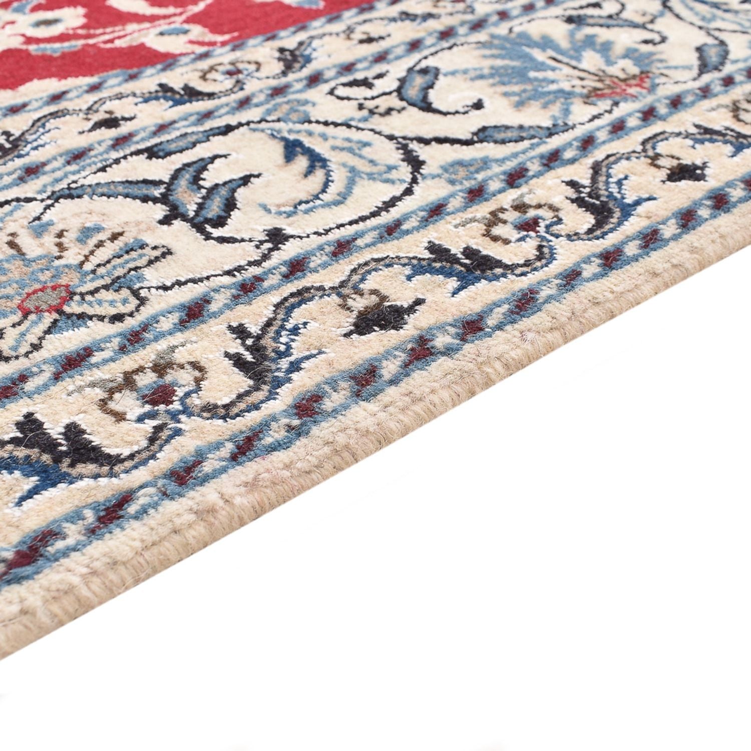 Alfombra persa - Nain - 200 x 149 cm - rojo