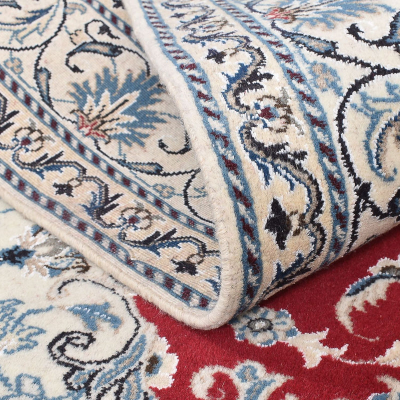 Alfombra persa - Nain - 200 x 149 cm - rojo