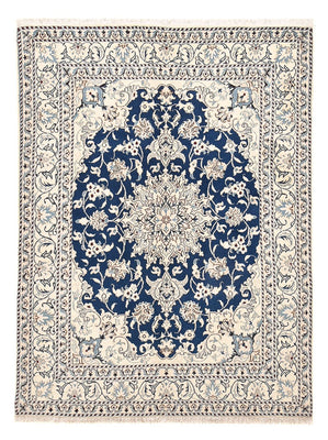 Alfombra persa - Nain - 198 x 149 cm - azul