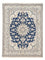 Alfombra persa - Nain - 198 x 149 cm - azul