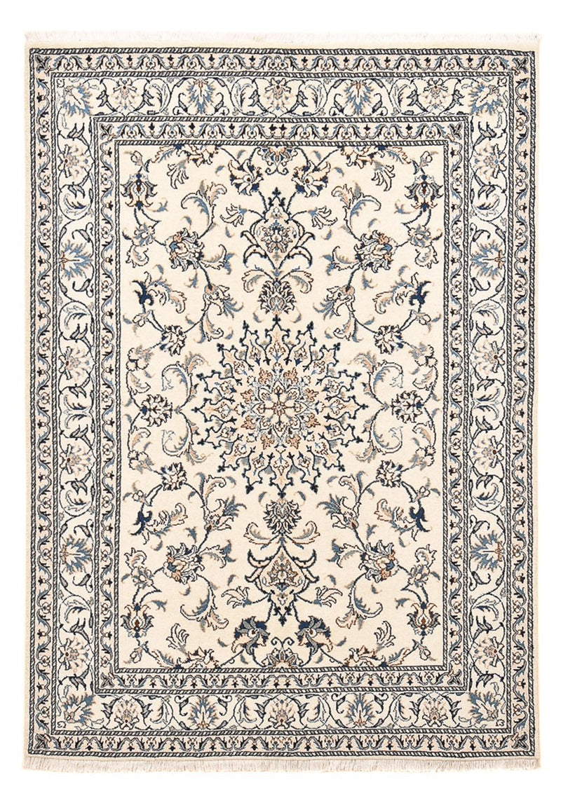 Alfombra persa - Nain - 200 x 144 cm - beige claro