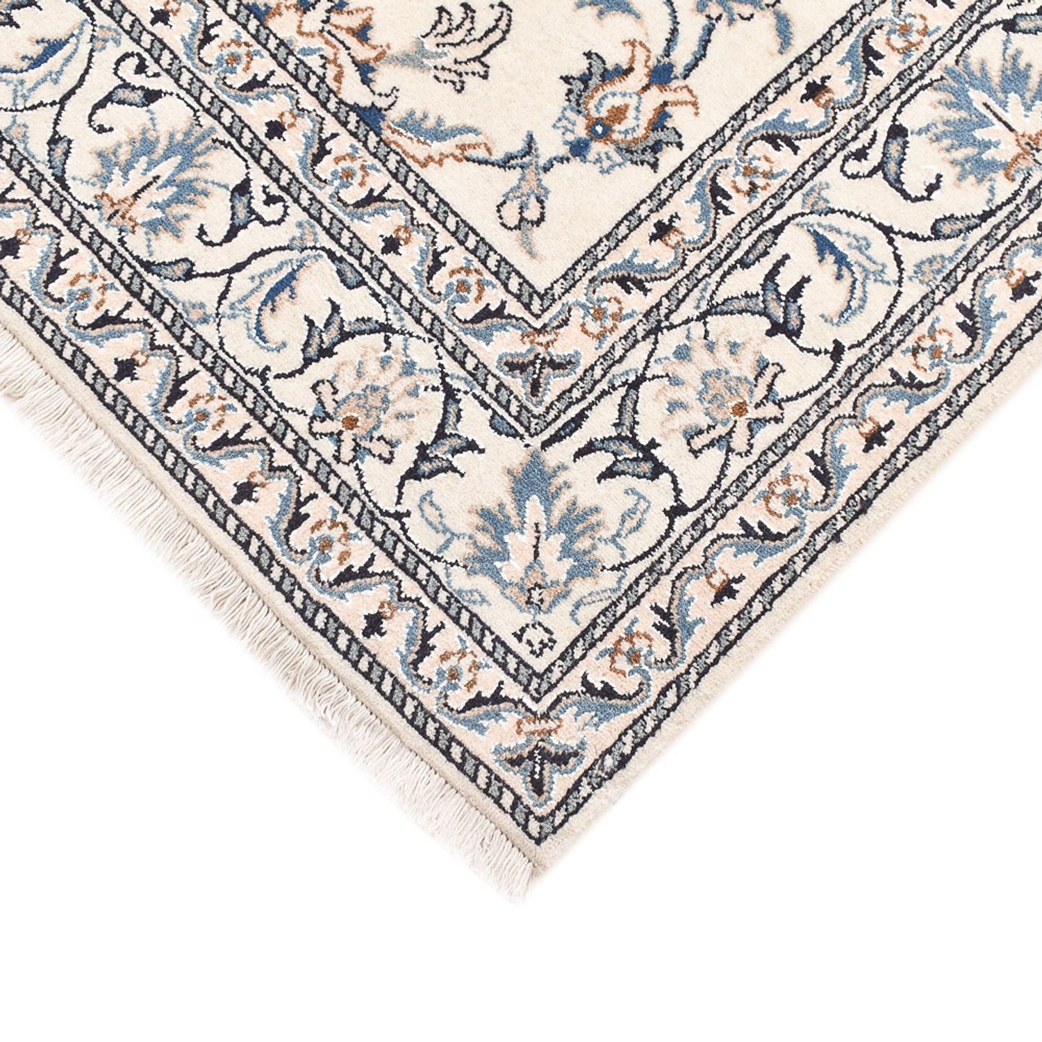 Alfombra persa - Nain - 200 x 144 cm - beige claro