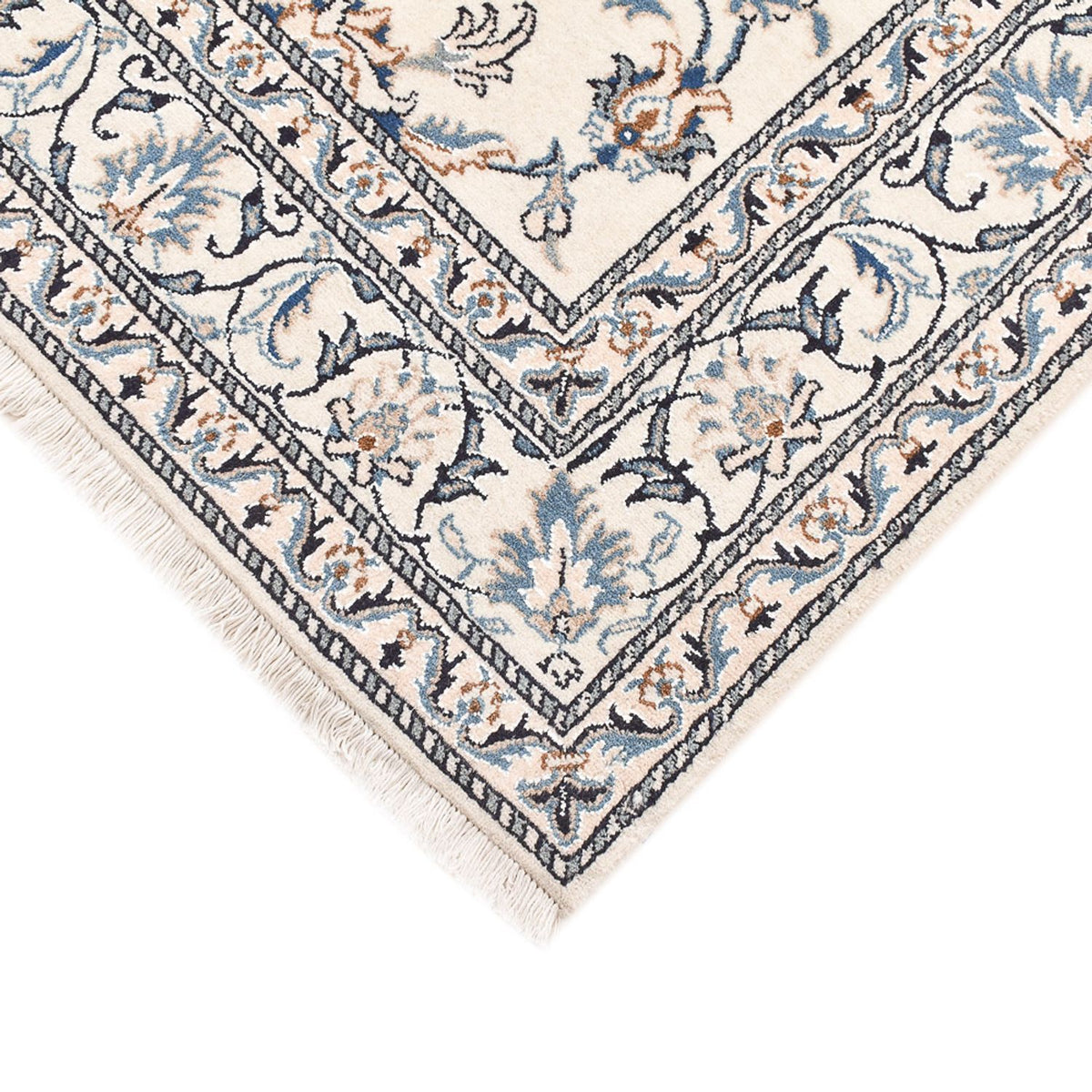 Alfombra persa - Nain - 200 x 144 cm - beige claro