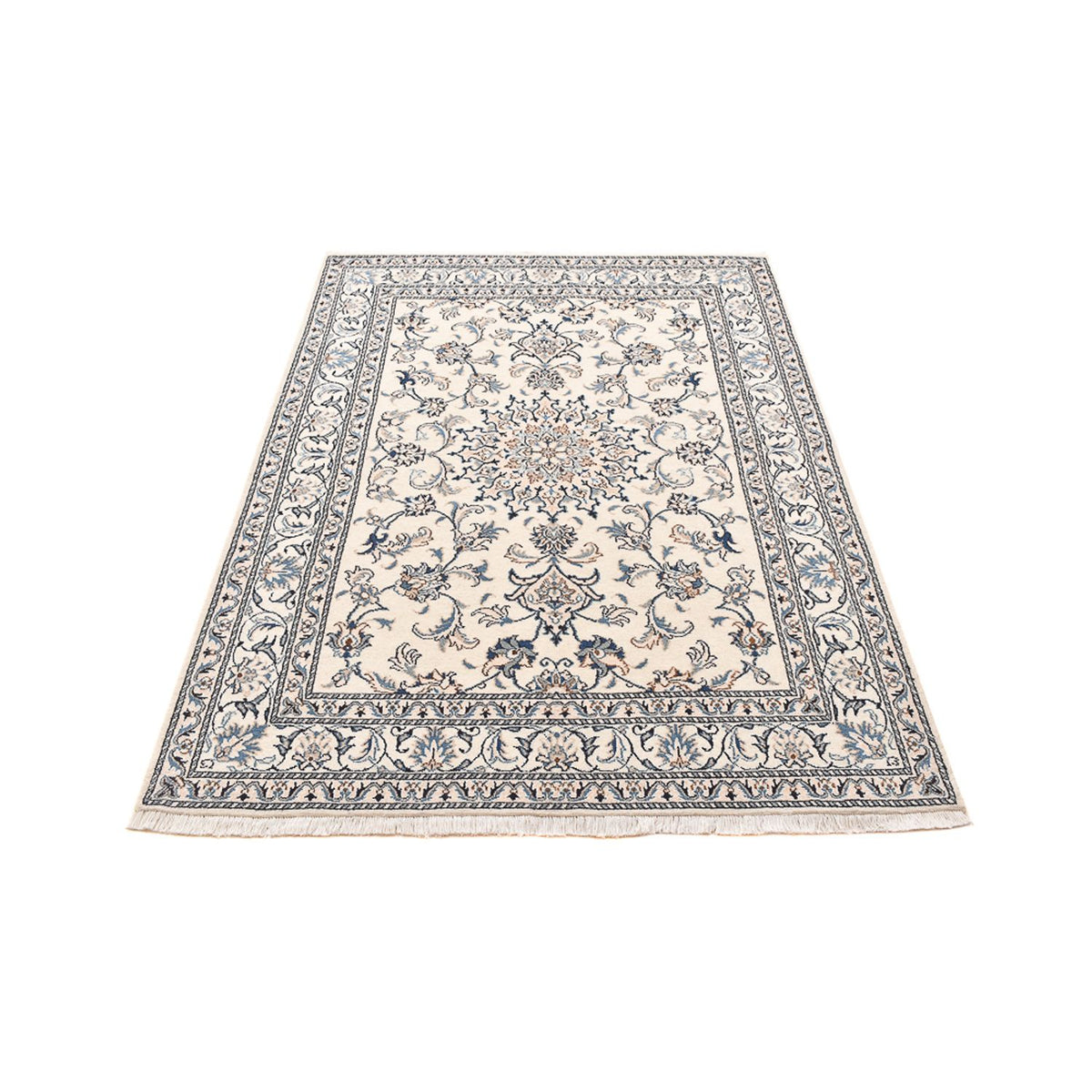 Alfombra persa - Nain - 200 x 144 cm - beige claro