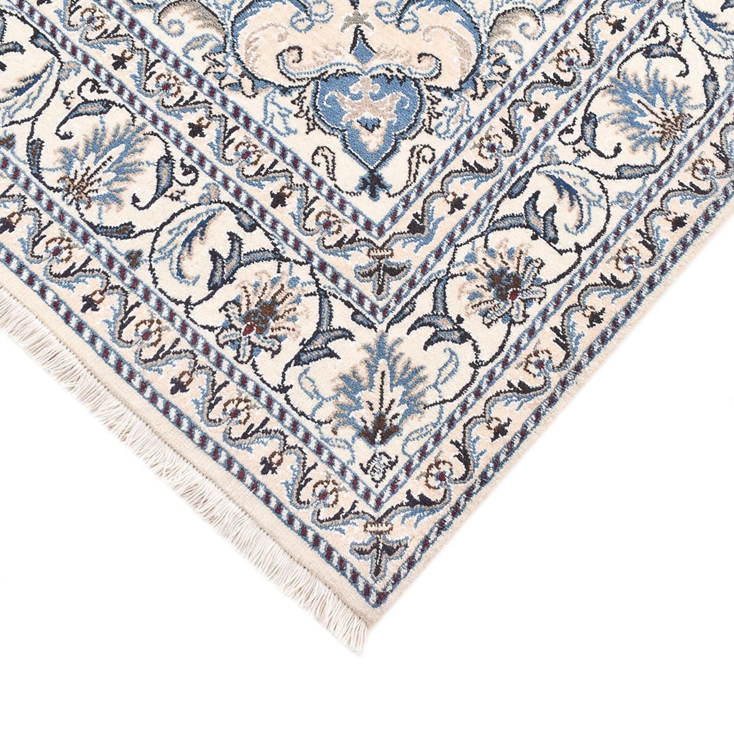 Alfombra persa - Nain - 200 x 152 cm - beige claro