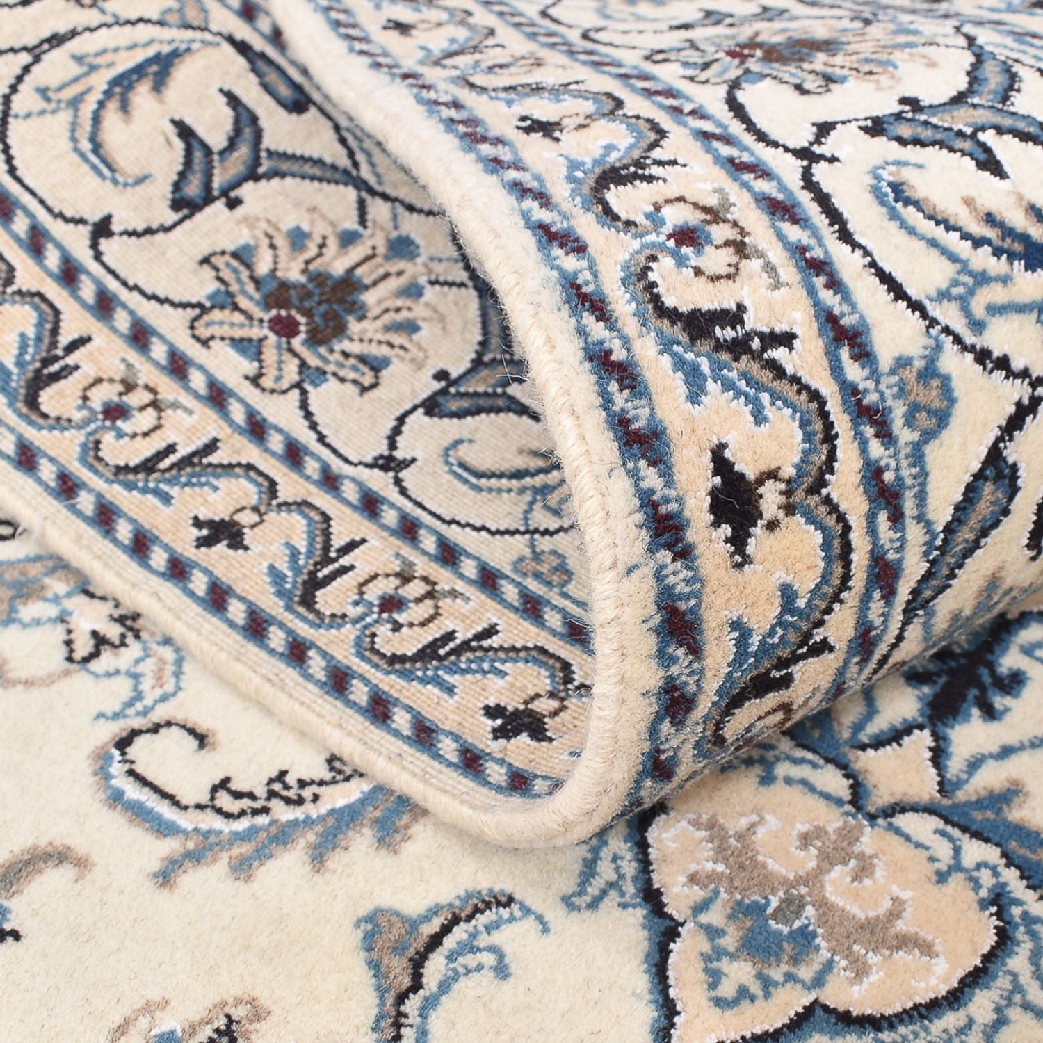 Alfombra persa - Nain - 200 x 152 cm - beige claro