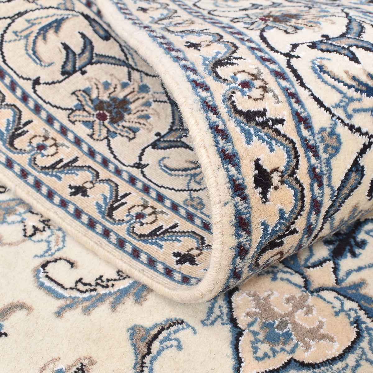 Alfombra persa - Nain - 200 x 152 cm - beige claro