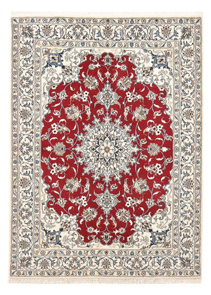 Alfombra persa - Nain - 197 x 150 cm - rojo
