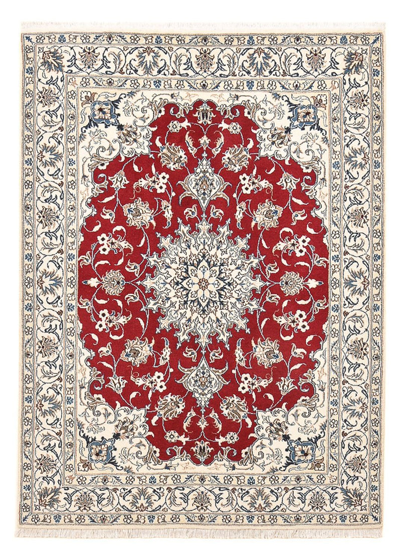 Alfombra persa - Nain - 197 x 150 cm - rojo