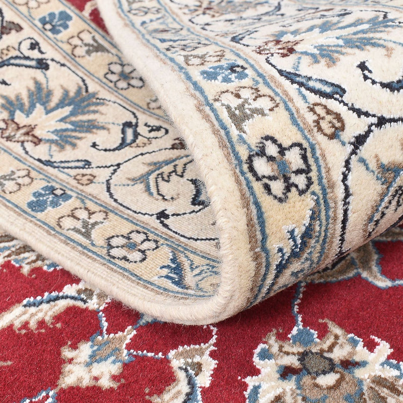 Alfombra persa - Nain - 197 x 150 cm - rojo
